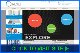 Screenshot of Omnis homepage. Click image to visit site.